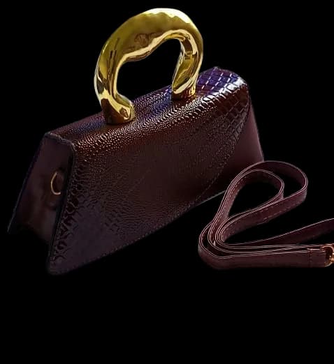ERIS Spliced Square Shoulder Bag – Elegant Everyday Handbag