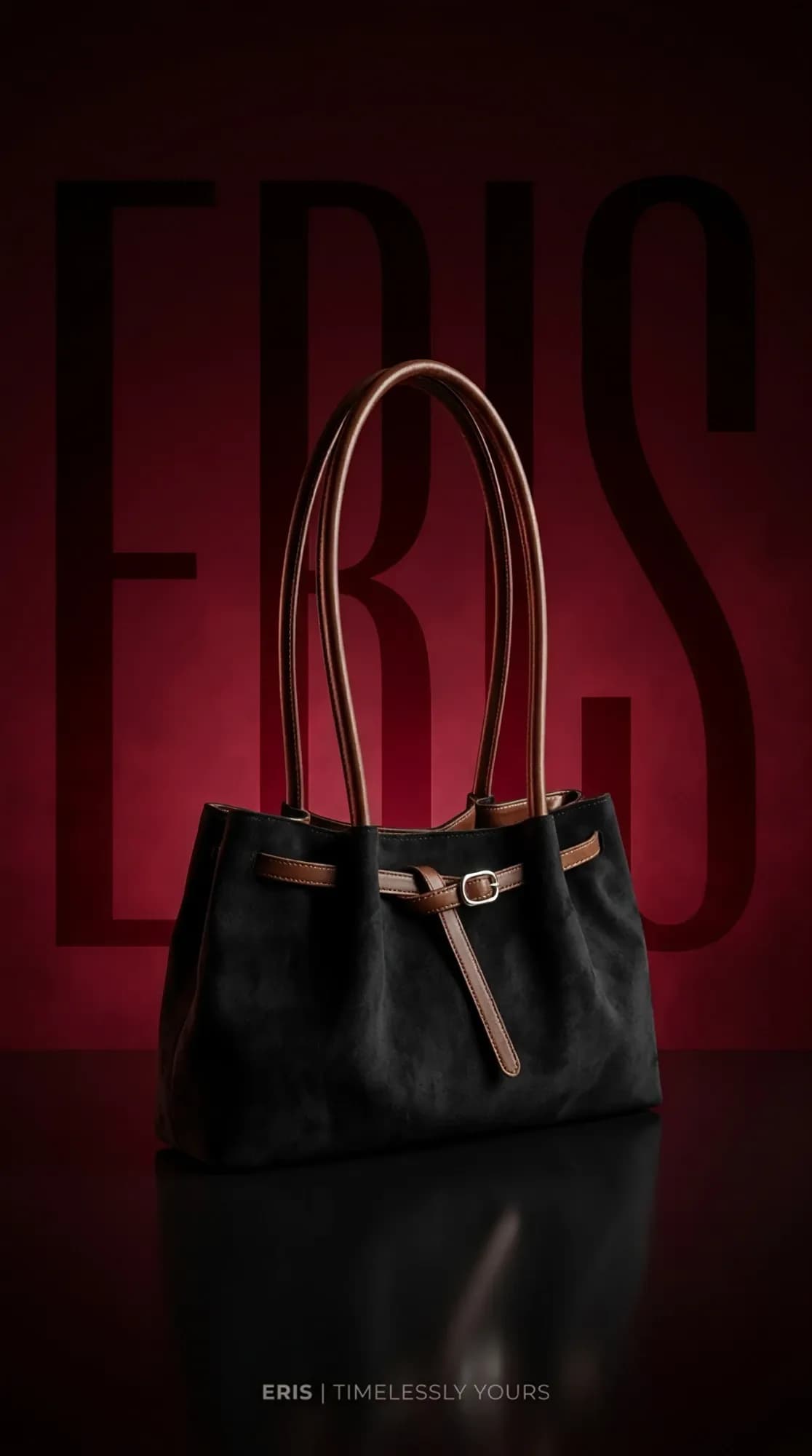 ERIS Large Stitch Detail Tote Bag – Everyday Shoulder Handbag