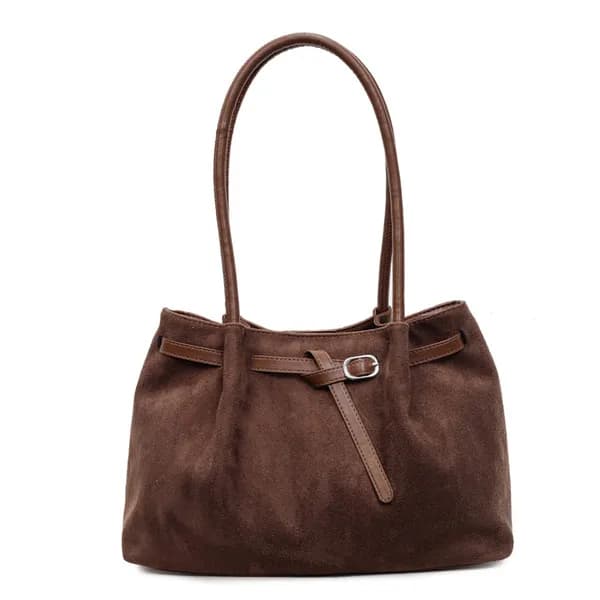 ERIS Large Stitch Detail Tote Bag – Everyday Shoulder Handbag
